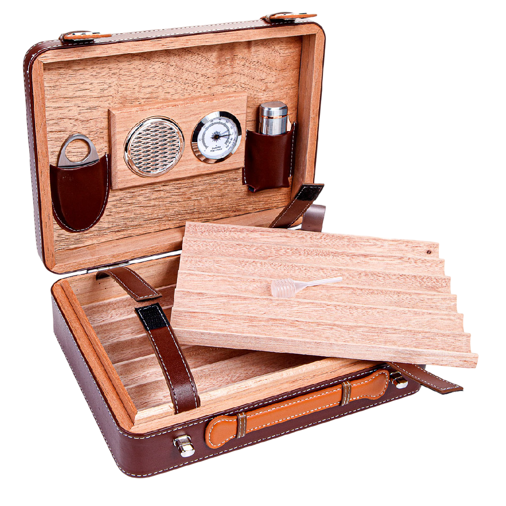 PARMİDA MARKA SEYAHAT HUMIDOR - PURO ÇANTASI U0187