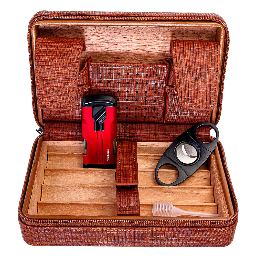 PARMİDA MARKA SEYAHAT HUMIDOR - PURO ÇANTASI U0194