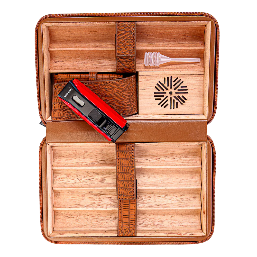 PARMİDA MARKA SEYAHAT HUMIDOR - PURO ÇANTASI U0195